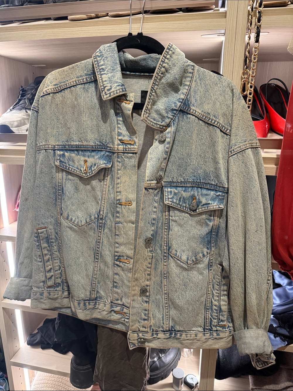BDG Light Wash Blue Denim Jean Jacket